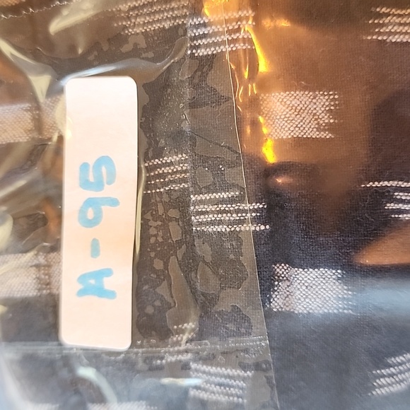 Madewell navy blue and white ikat style print pull on skirt with pockets S - Picture 11 of 11